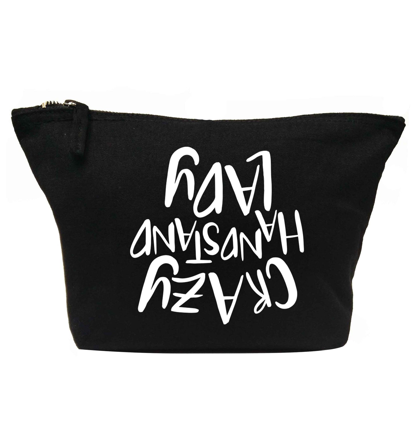 Crazy handstand lady | makeup / wash bag