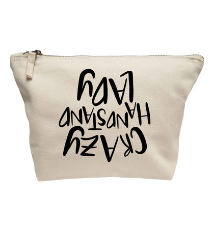 Crazy handstand lady | makeup / wash bag