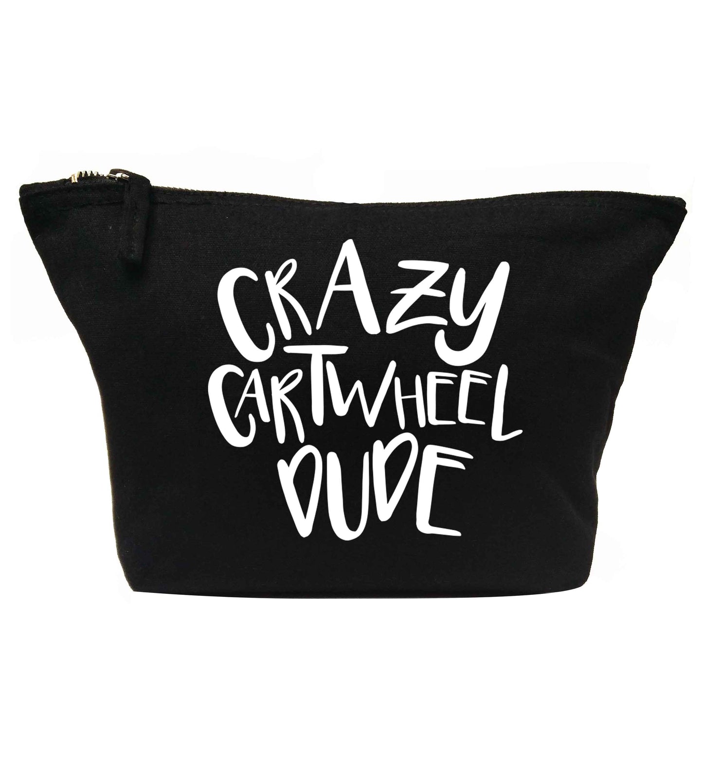 Crazy cartwheel dude | makeup / wash bag
