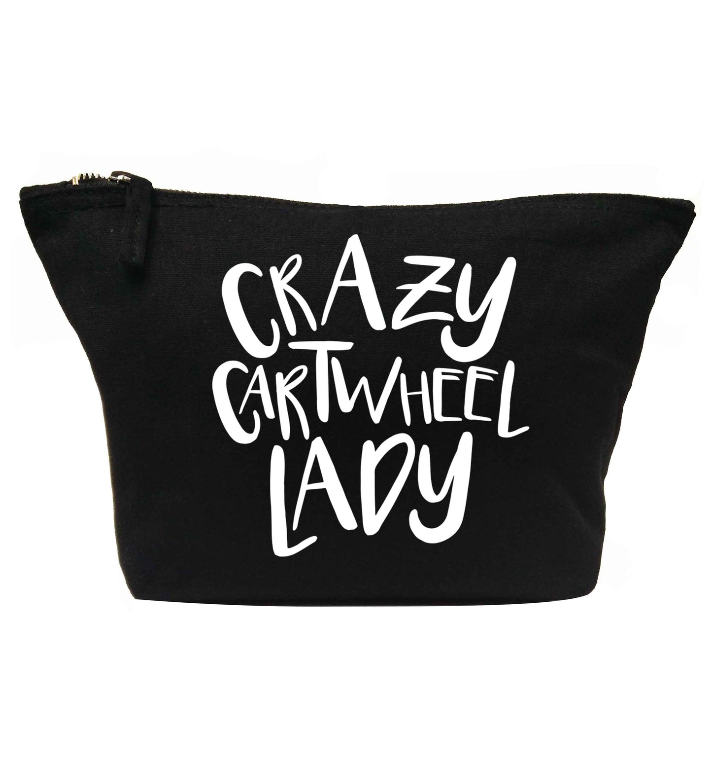 Crazy cartwheel lady | makeup / wash bag
