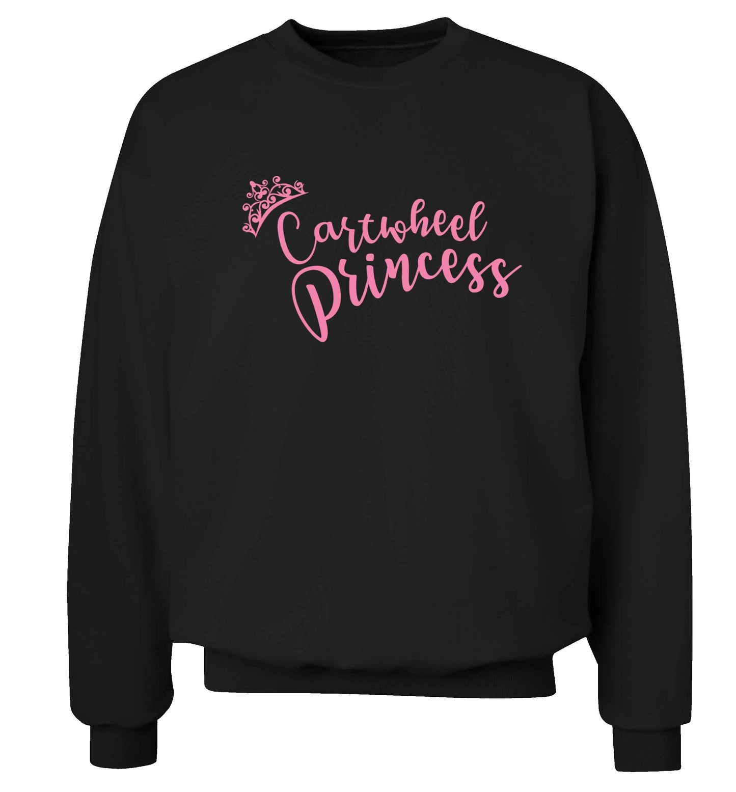 Cartwheel princess Adult's unisex black Sweater 2XL