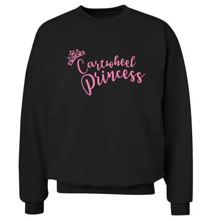 Cartwheel princess Adult's unisex black Sweater 2XL