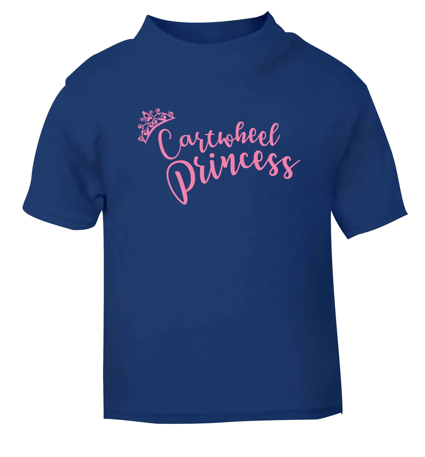 Cartwheel princess blue Baby Toddler Tshirt 2 Years
