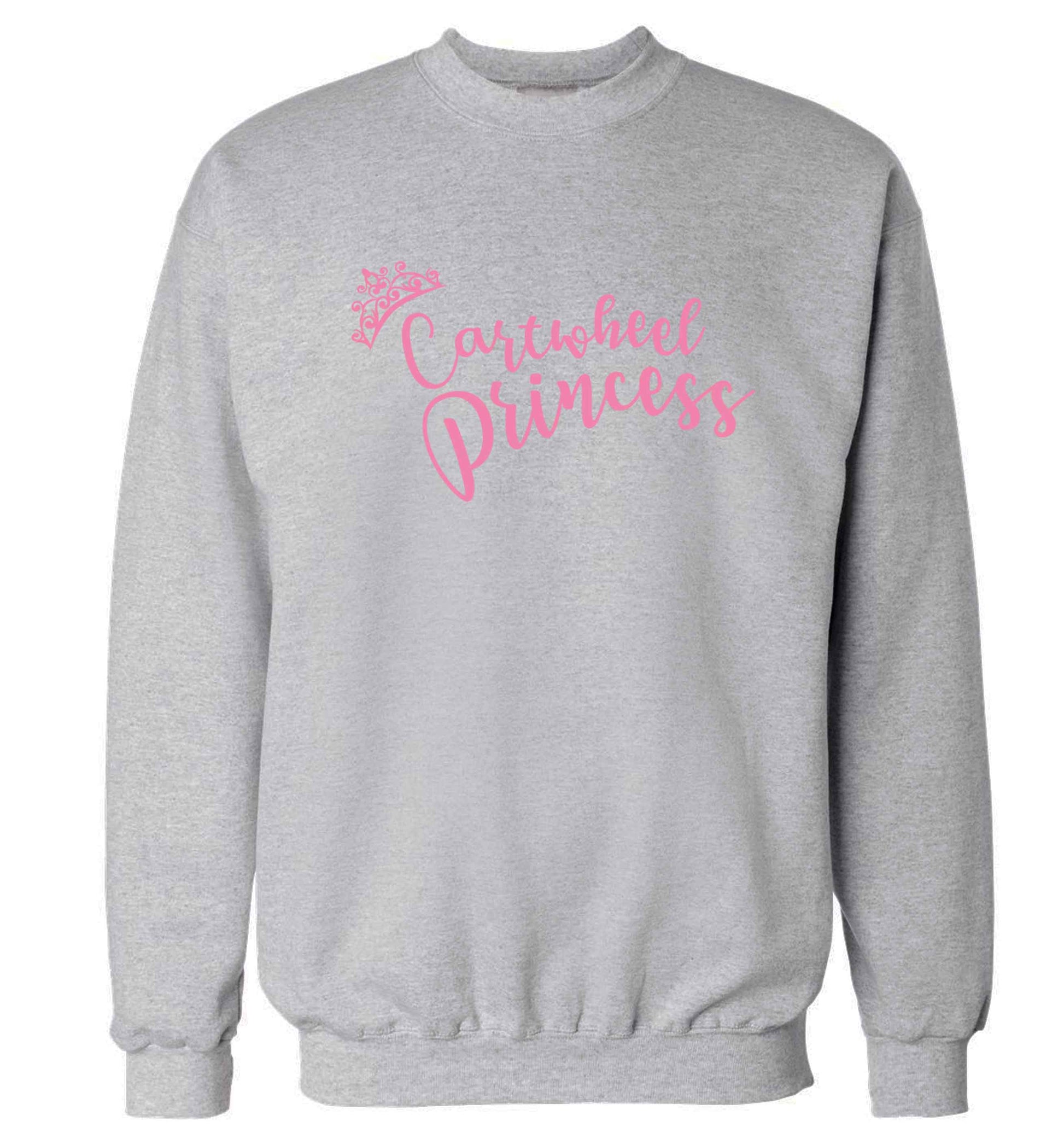 Cartwheel princess Adult's unisex grey Sweater 2XL