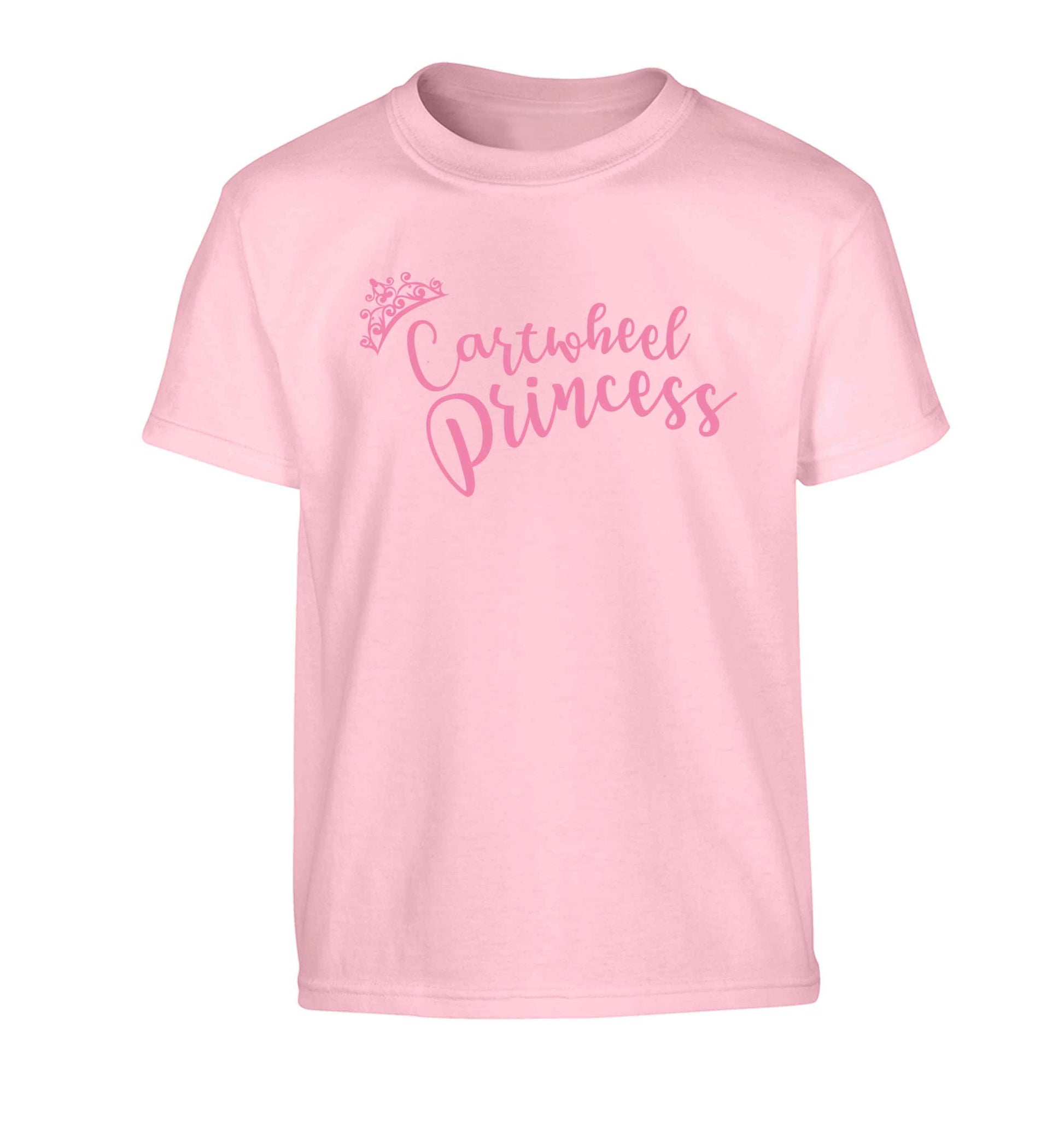 Cartwheel princess Children's light pink Tshirt 12-13 Years
