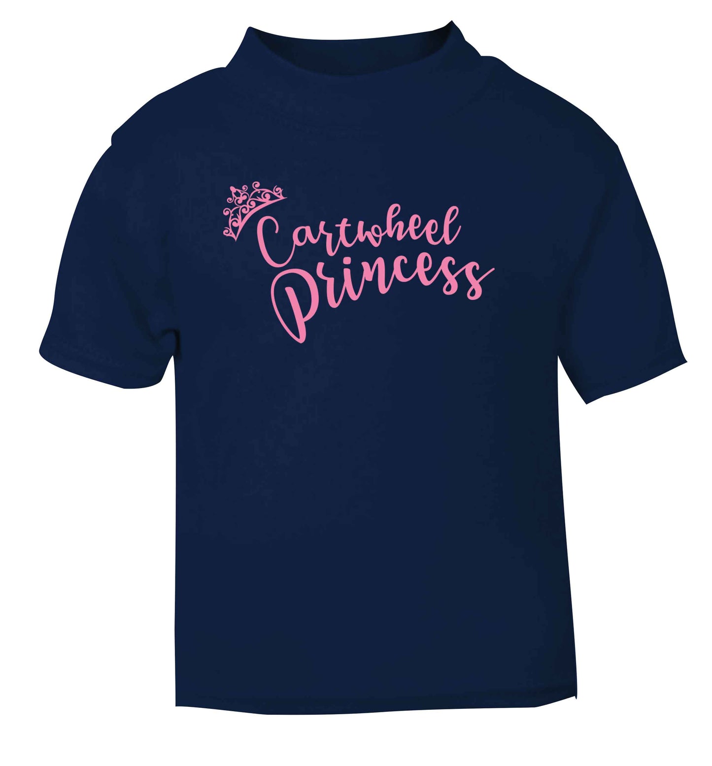 Cartwheel princess navy Baby Toddler Tshirt 2 Years