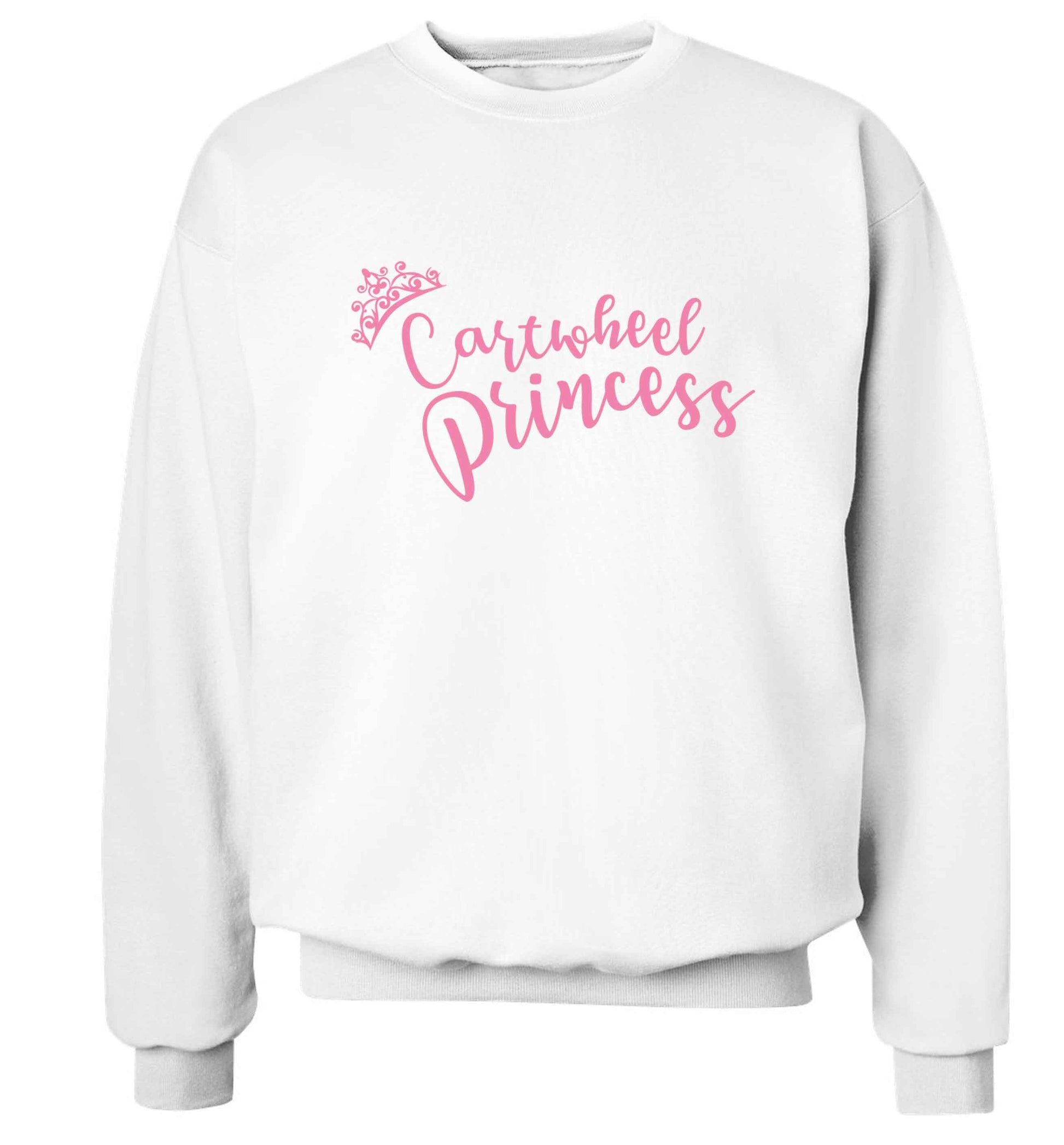 Cartwheel princess Adult's unisex white Sweater 2XL