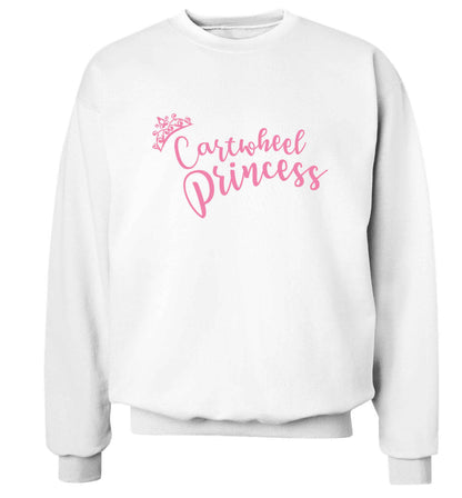 Cartwheel princess Adult's unisex white Sweater 2XL