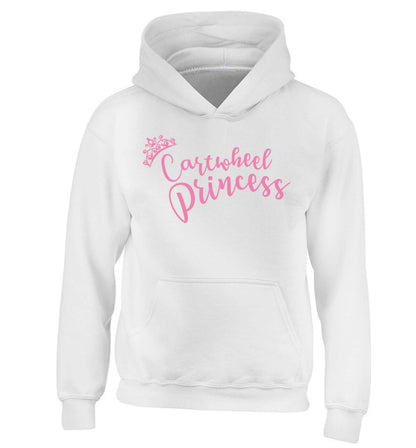 Cartwheel princess children's white hoodie 12-13 Years