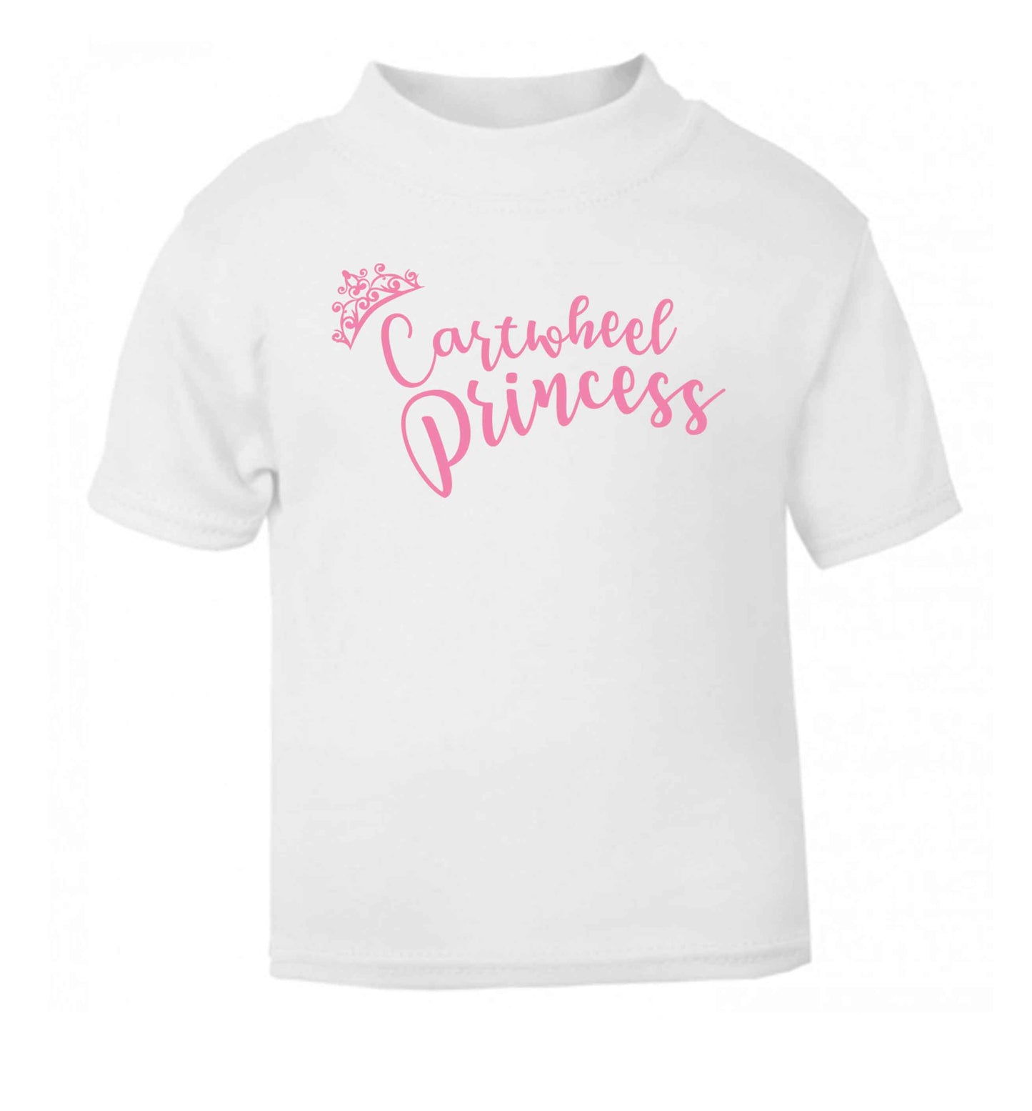 Cartwheel princess white Baby Toddler Tshirt 2 Years