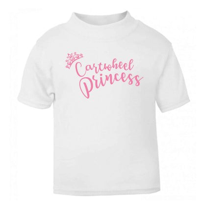 Cartwheel princess white Baby Toddler Tshirt 2 Years
