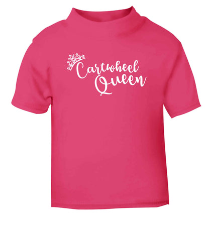 Cartwheel queen pink Baby Toddler Tshirt 2 Years