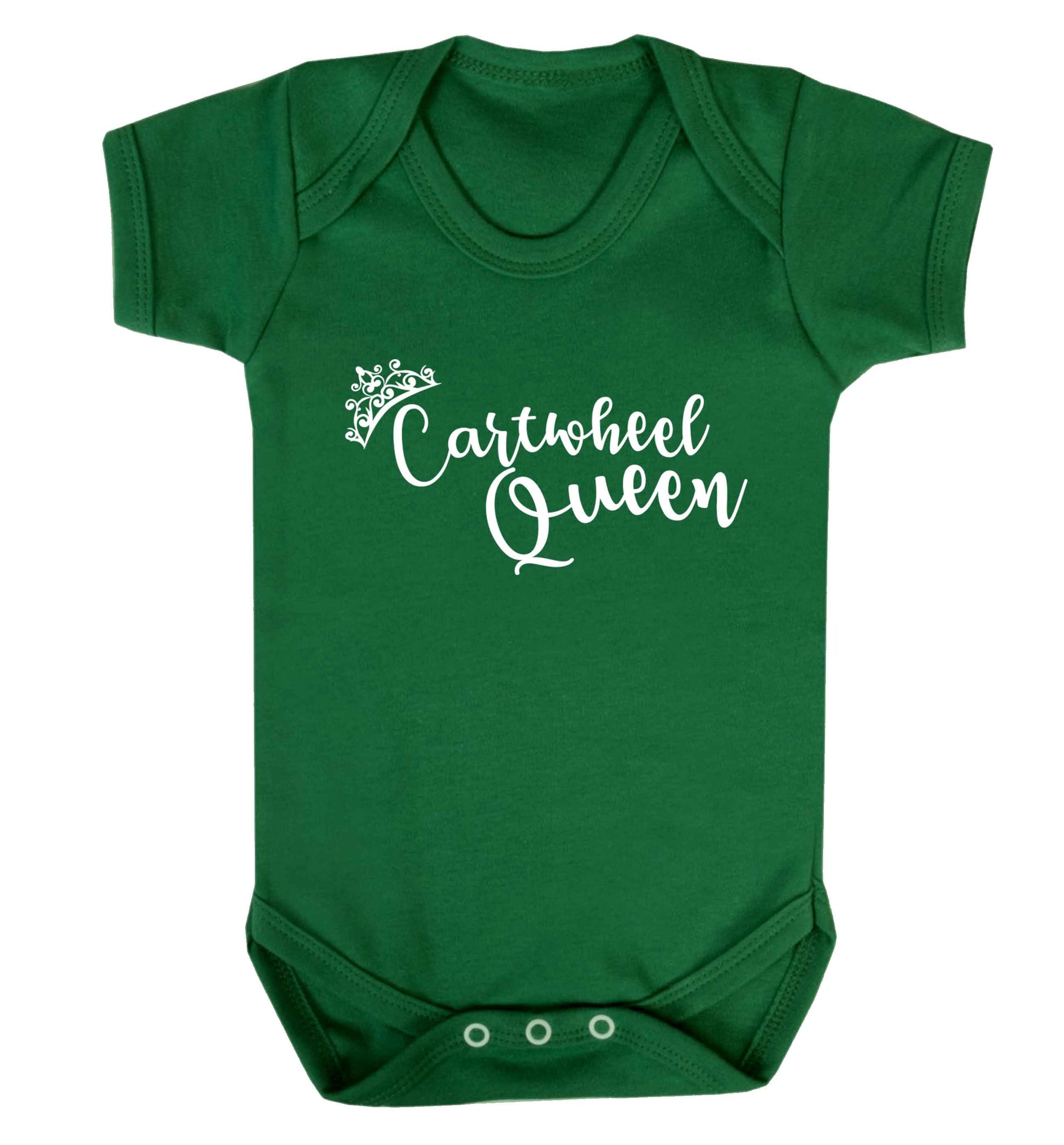 Cartwheel queen Baby Vest green 18-24 months
