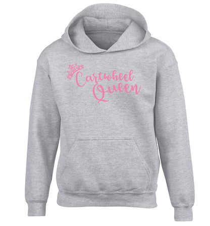 Cartwheel queen children's grey hoodie 12-13 Years