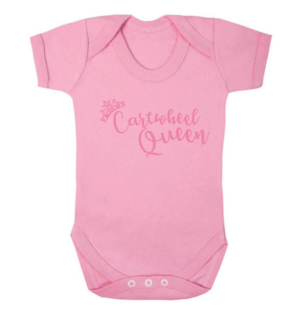 Cartwheel queen Baby Vest pale pink 18-24 months