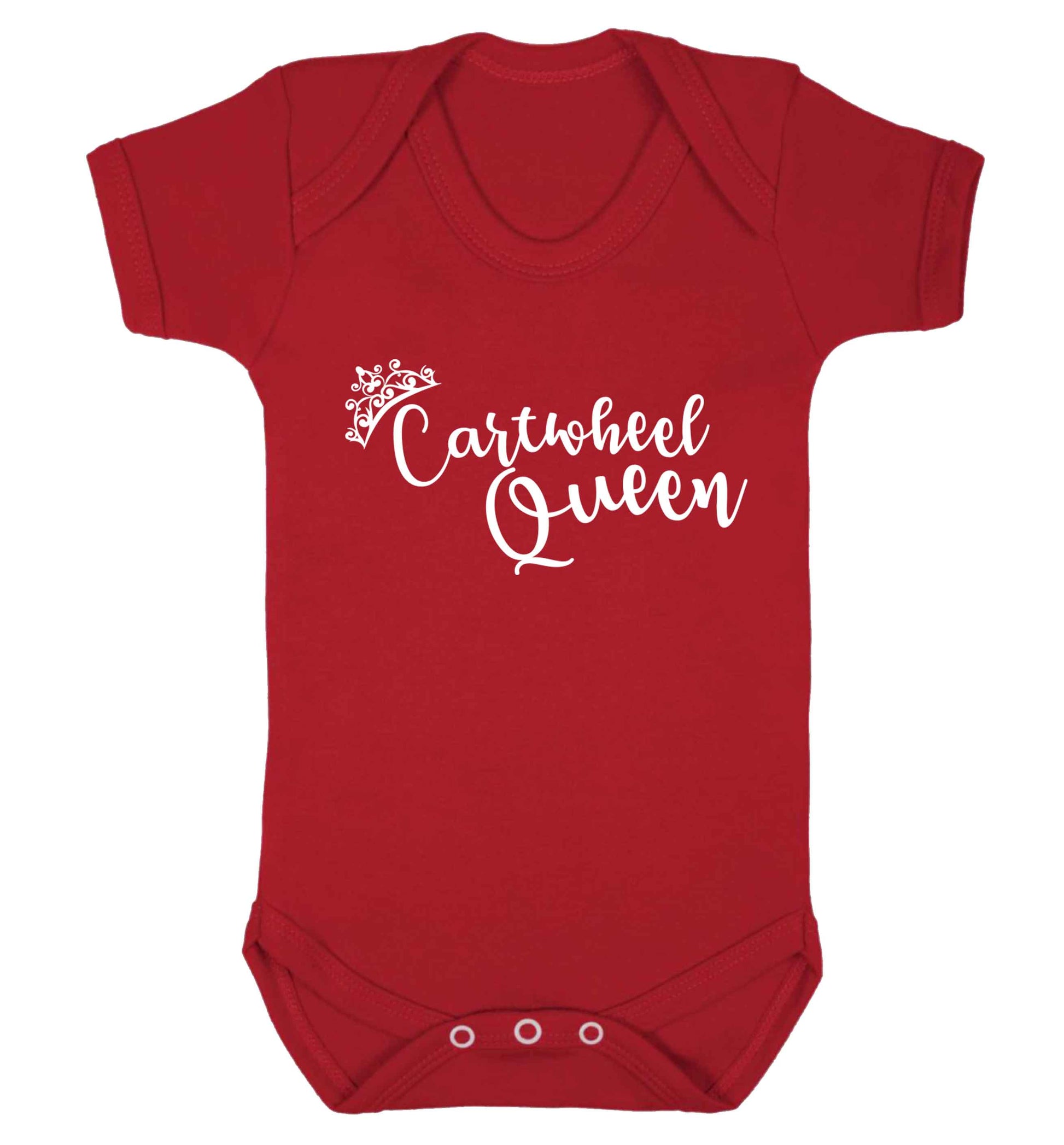 Cartwheel queen Baby Vest red 18-24 months