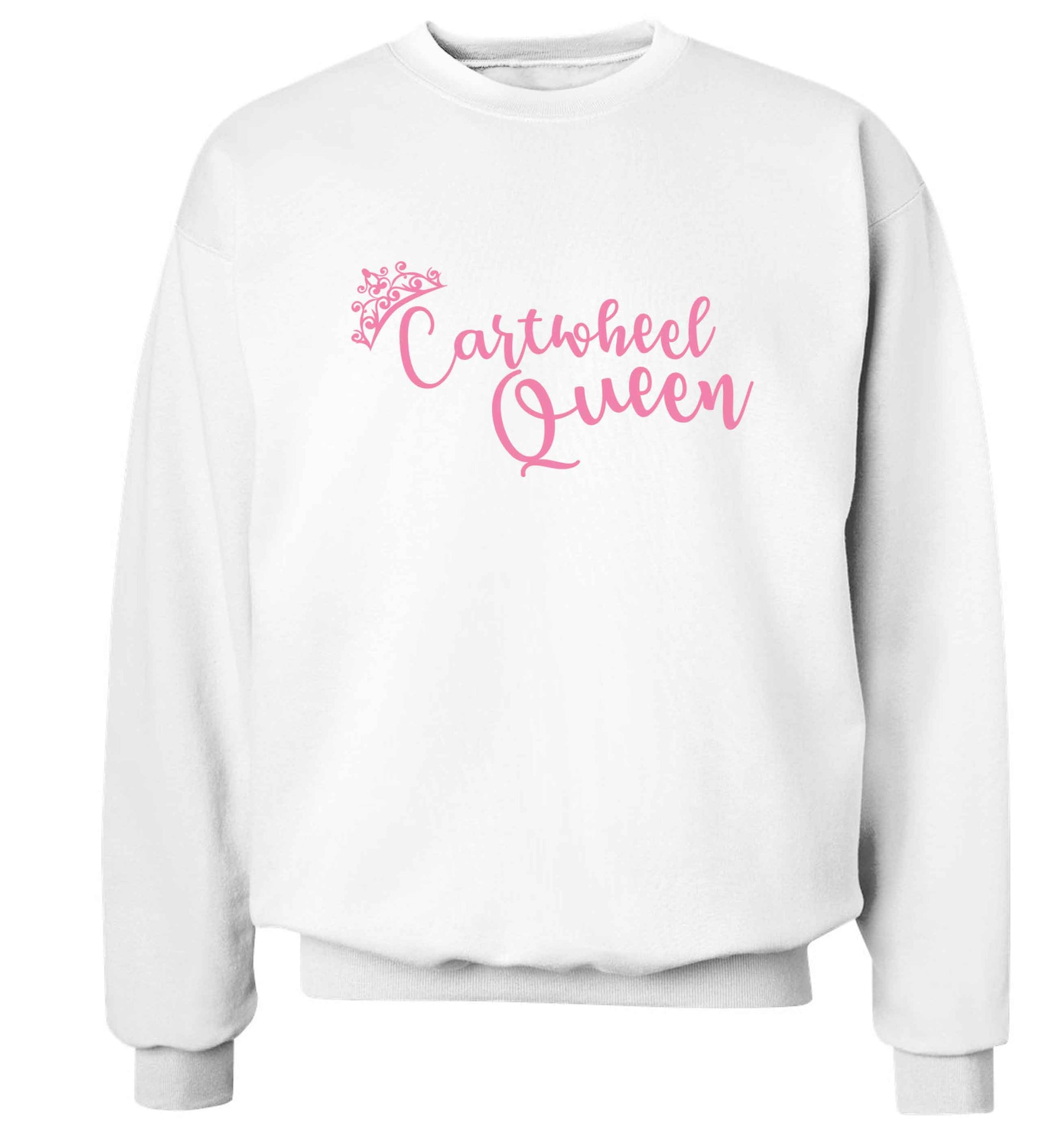 Cartwheel queen Adult's unisex white Sweater 2XL