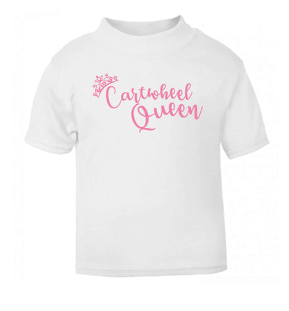 Cartwheel queen white Baby Toddler Tshirt 2 Years