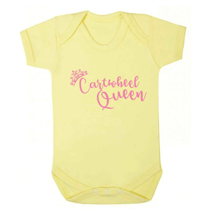 Cartwheel queen Baby Vest pale yellow 18-24 months