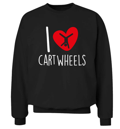 I love cartwheels Adult's unisex black Sweater 2XL