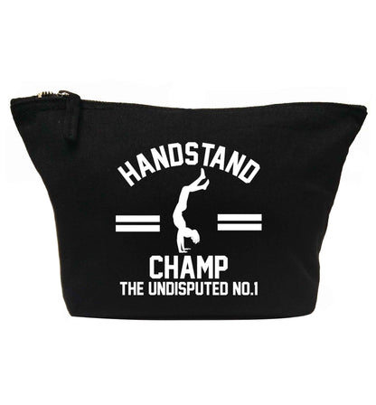 Undisputed handstand championship no.1  | makeup / wash bag