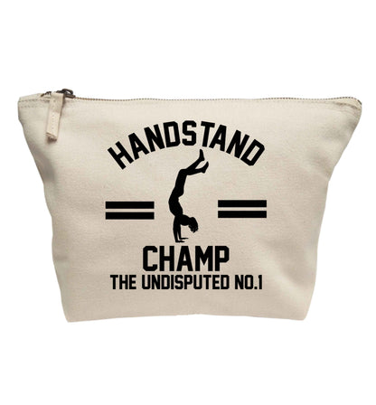 Undisputed handstand championship no.1  | makeup / wash bag