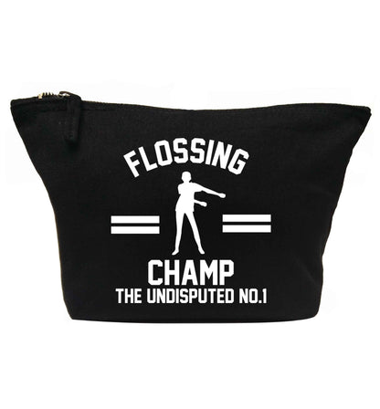 Undisputed flossing championship no.1  | makeup / wash bag