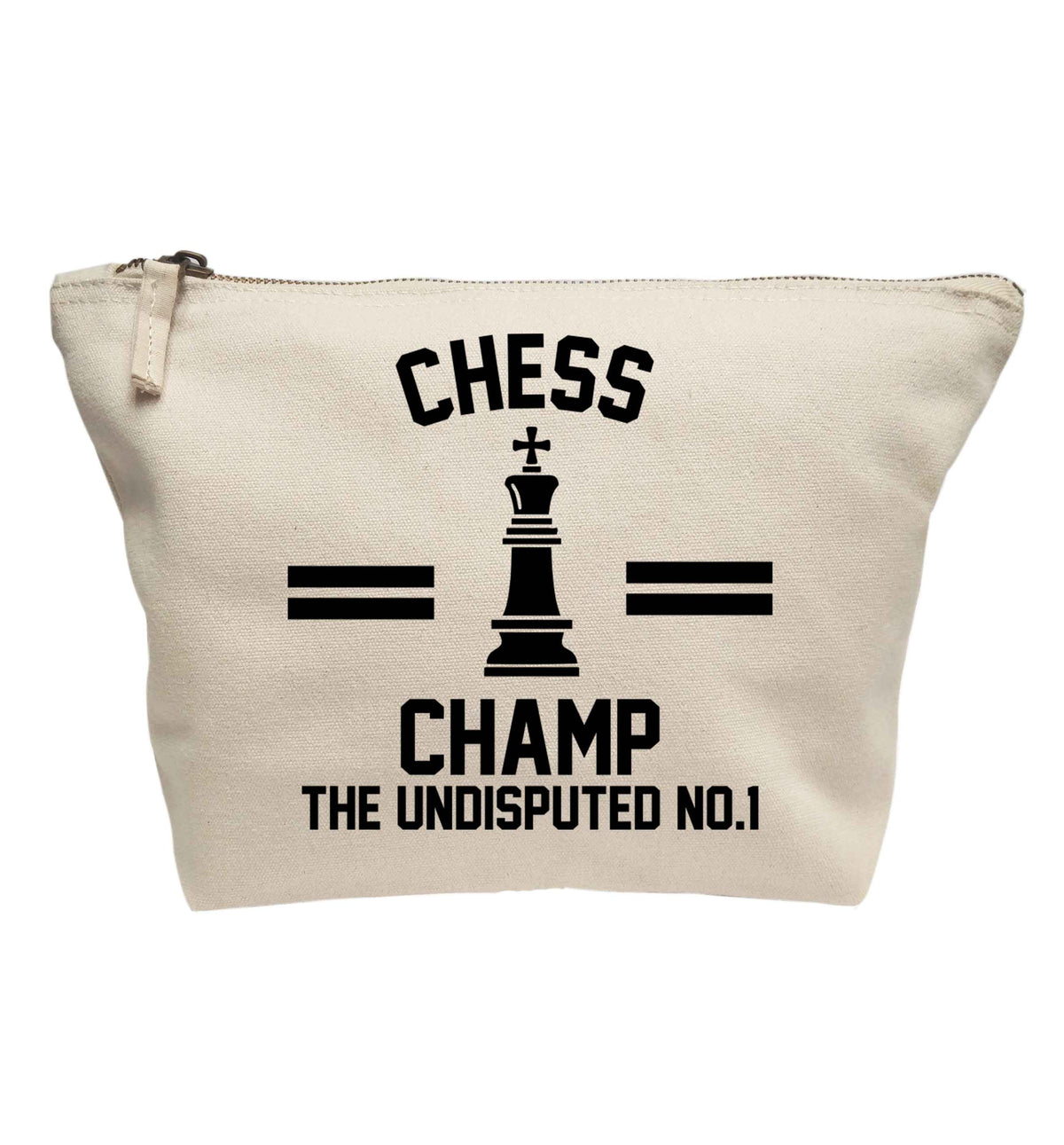 Undisputed chess championship no.1  | makeup / wash bag