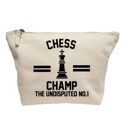 Undisputed chess championship no.1  | makeup / wash bag