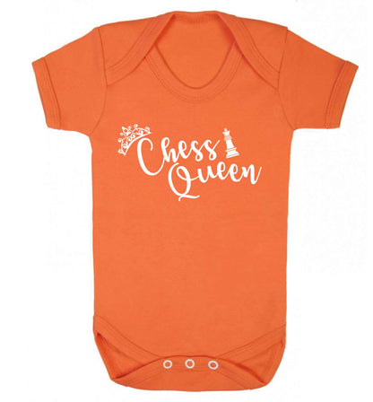 Pink chess queen  Baby Vest orange 18-24 months