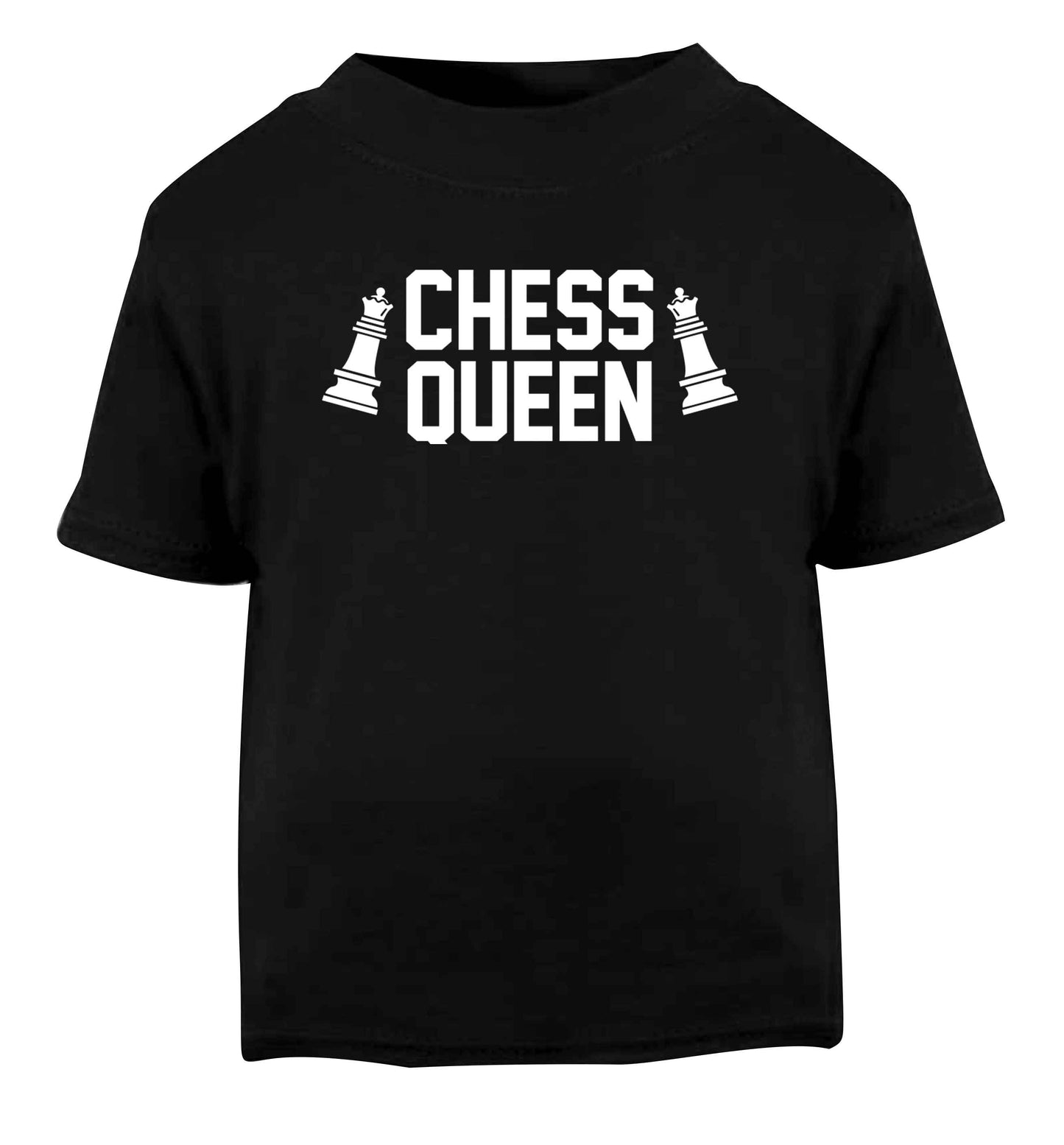 Chess queen Black Baby Toddler Tshirt 2 years