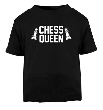 Chess queen Black Baby Toddler Tshirt 2 years