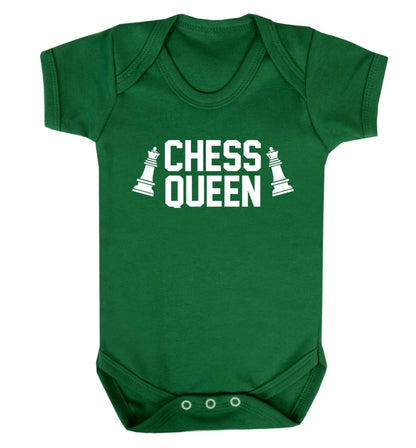 Chess queen Baby Vest green 18-24 months