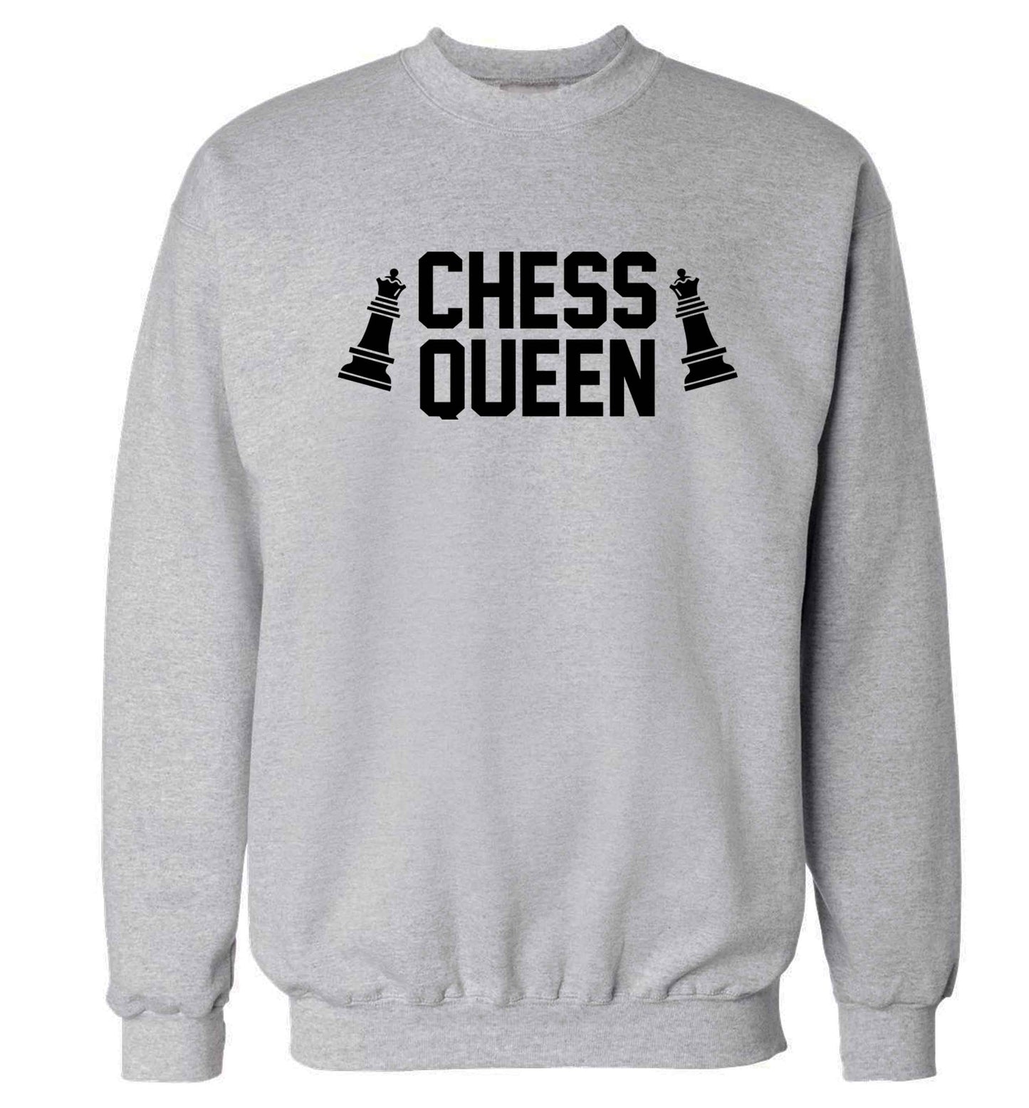 Chess queen Adult's unisex grey Sweater 2XL