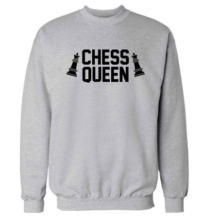 Chess queen Adult's unisex grey Sweater 2XL