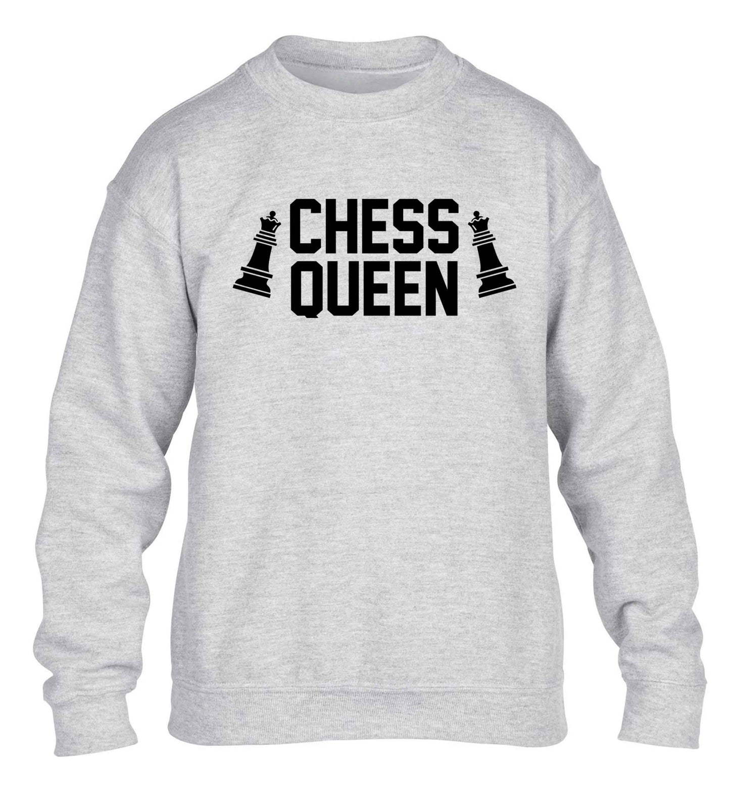 Chess queen children's grey sweater 12-13 Years