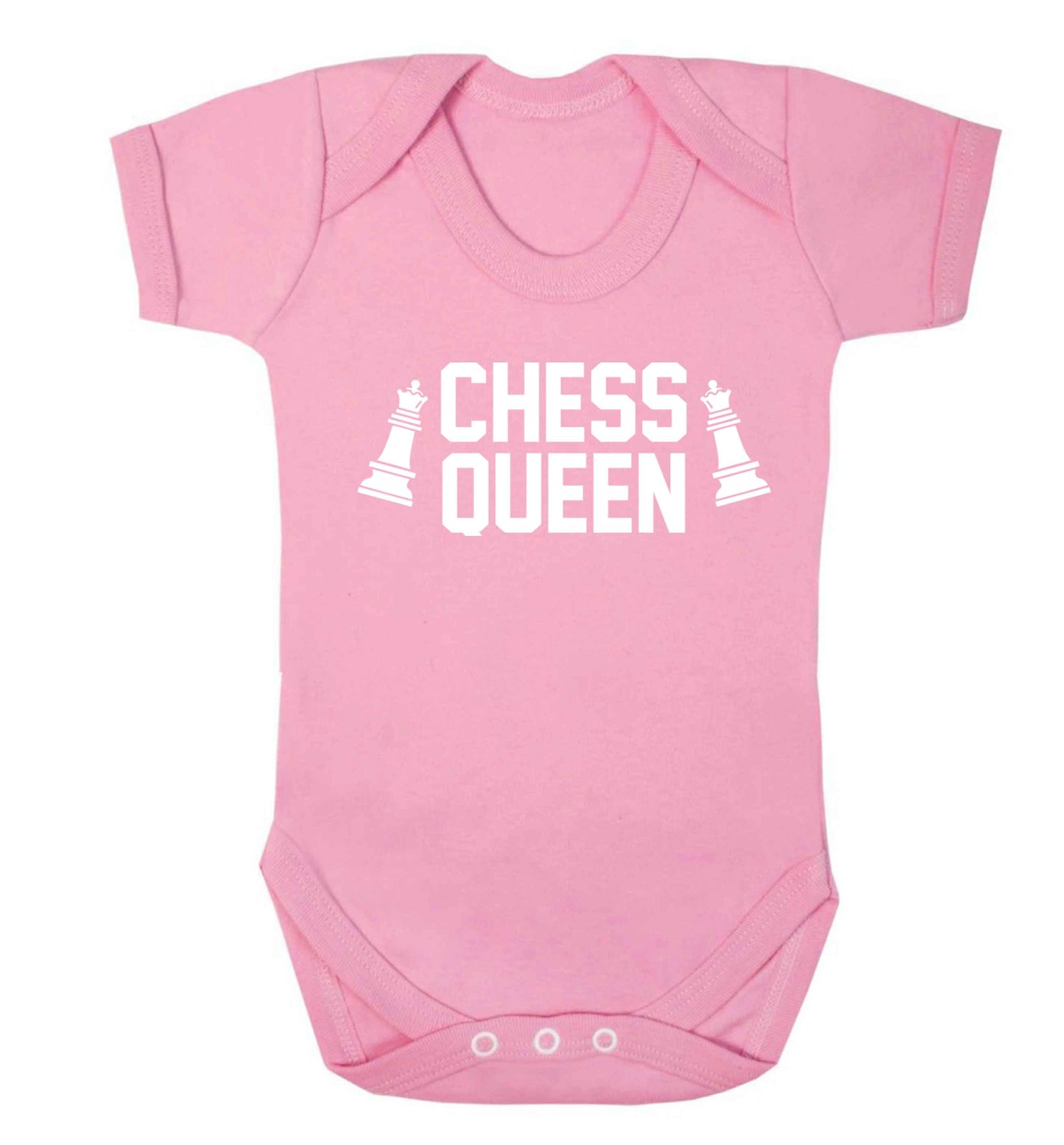 Chess queen Baby Vest pale pink 18-24 months