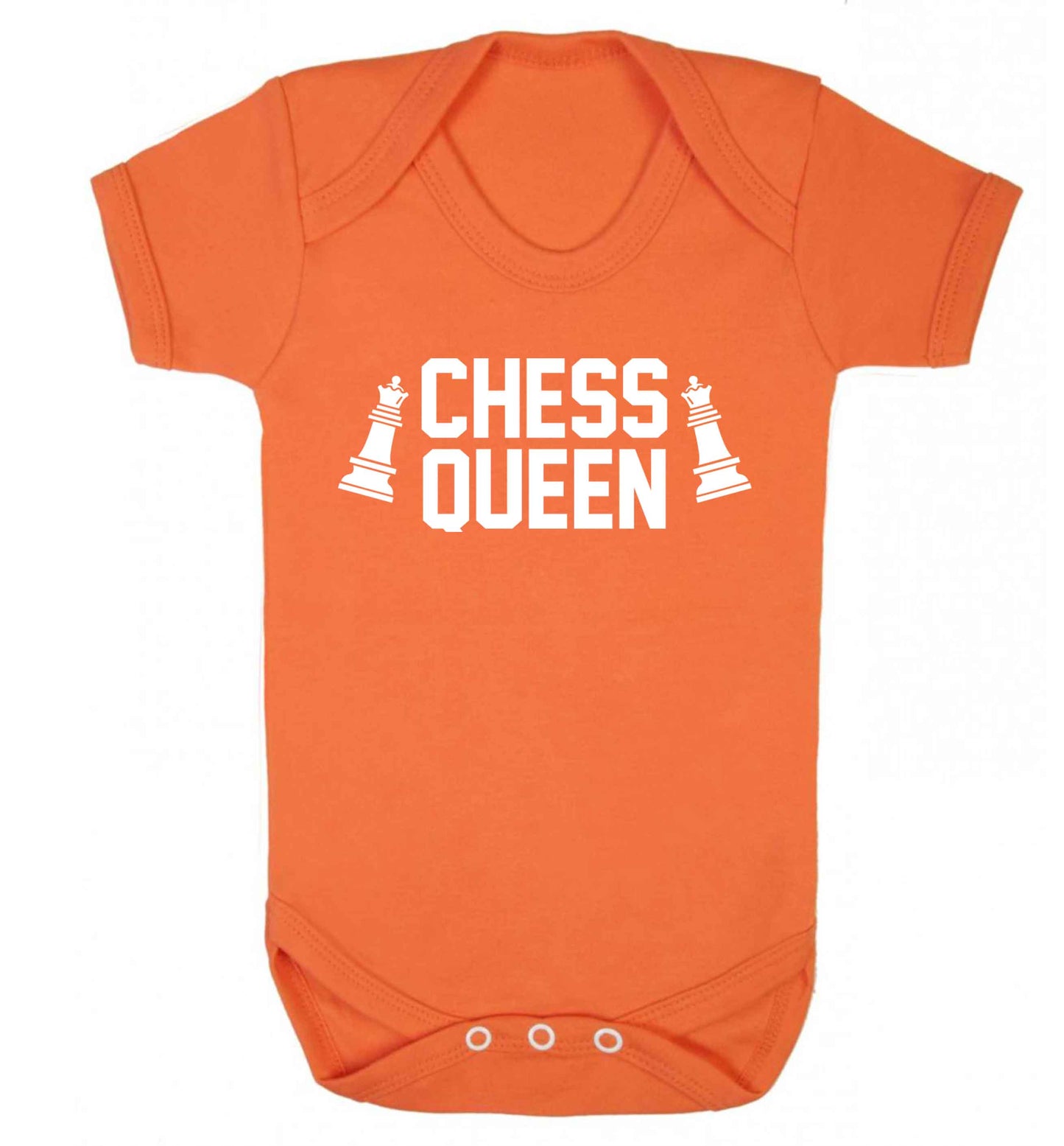 Chess queen Baby Vest orange 18-24 months