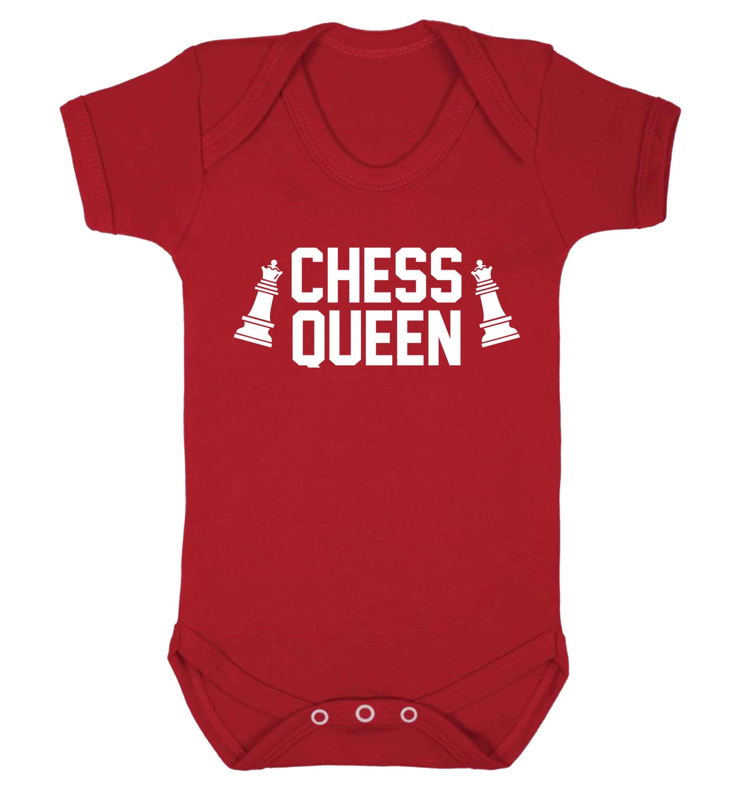 Chess queen Baby Vest red 18-24 months