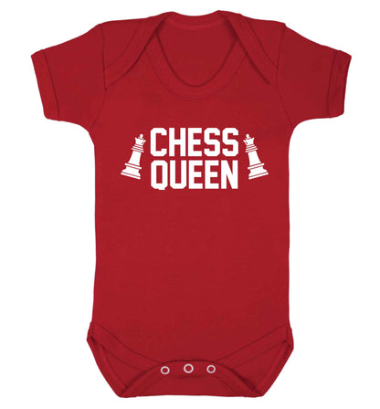 Chess queen Baby Vest red 18-24 months