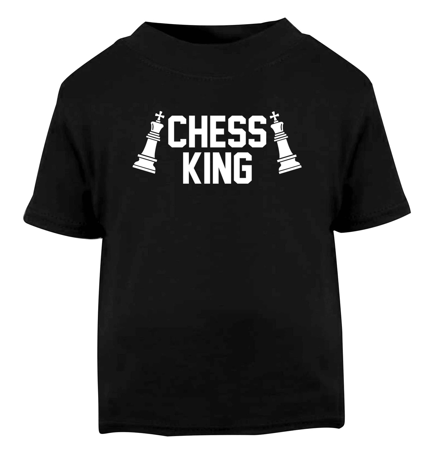 Chess king Black Baby Toddler Tshirt 2 years
