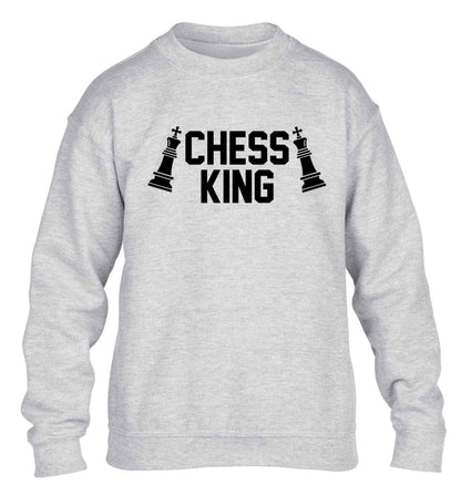 Chess king children's grey sweater 12-13 Years