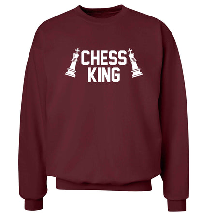 Chess king Adult's unisex maroon Sweater 2XL