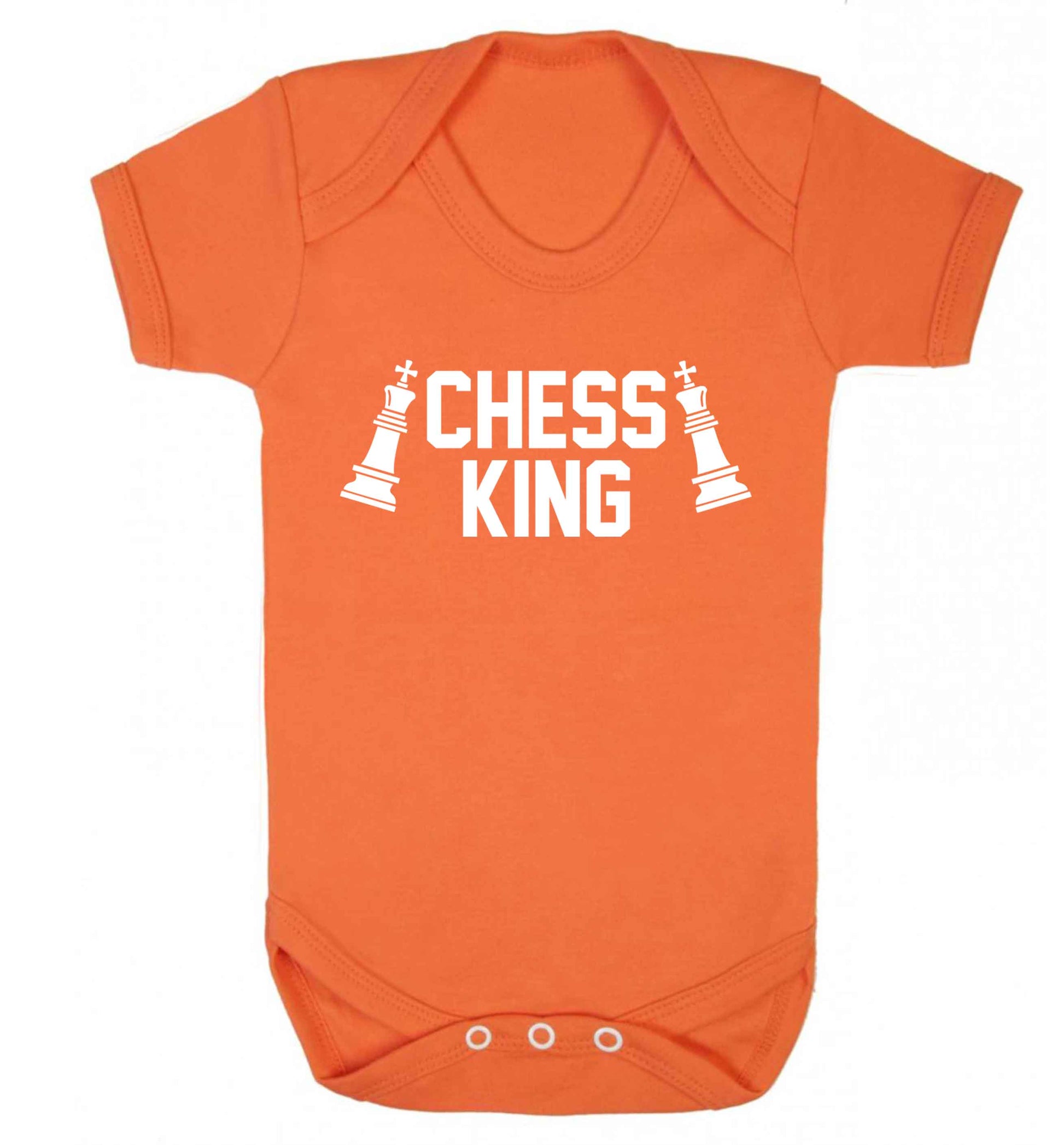 Chess king Baby Vest orange 18-24 months