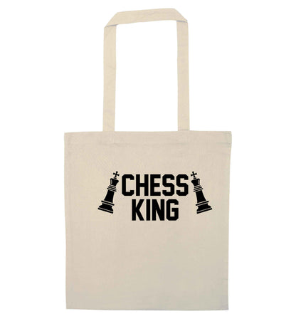 Chess king natural tote bag