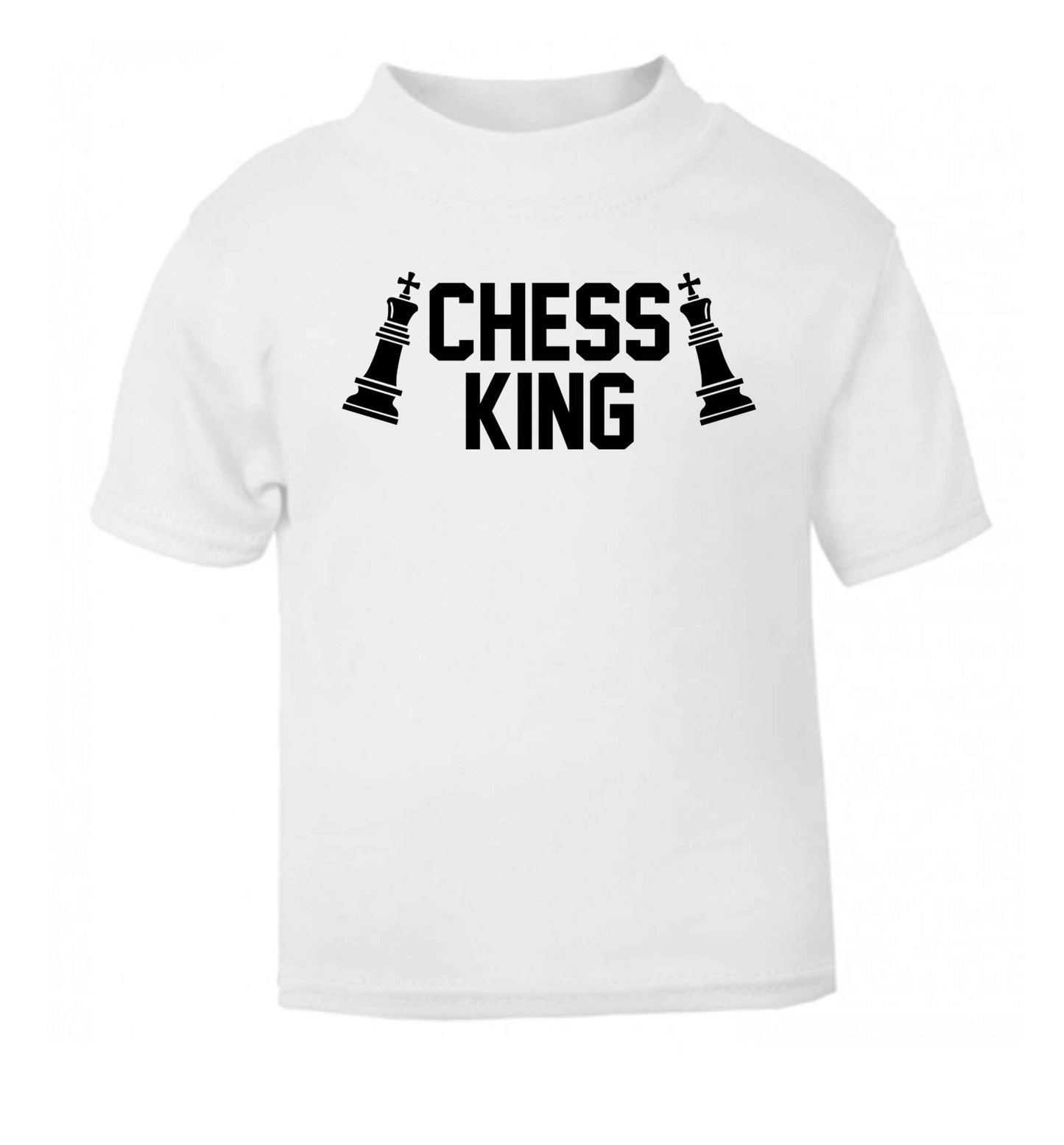 Chess king white Baby Toddler Tshirt 2 Years