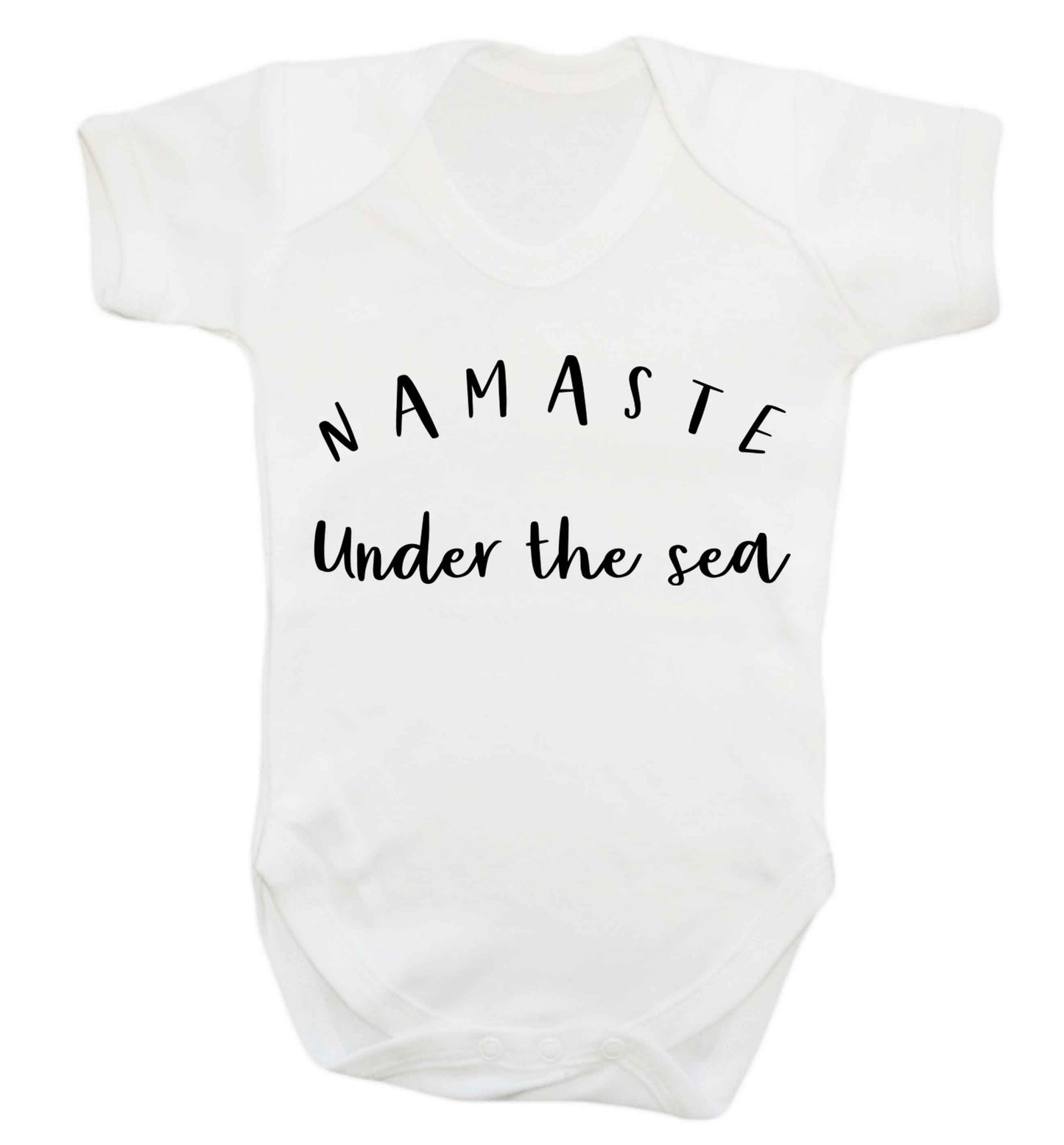 Namaste under the water Baby Vest white 18-24 months