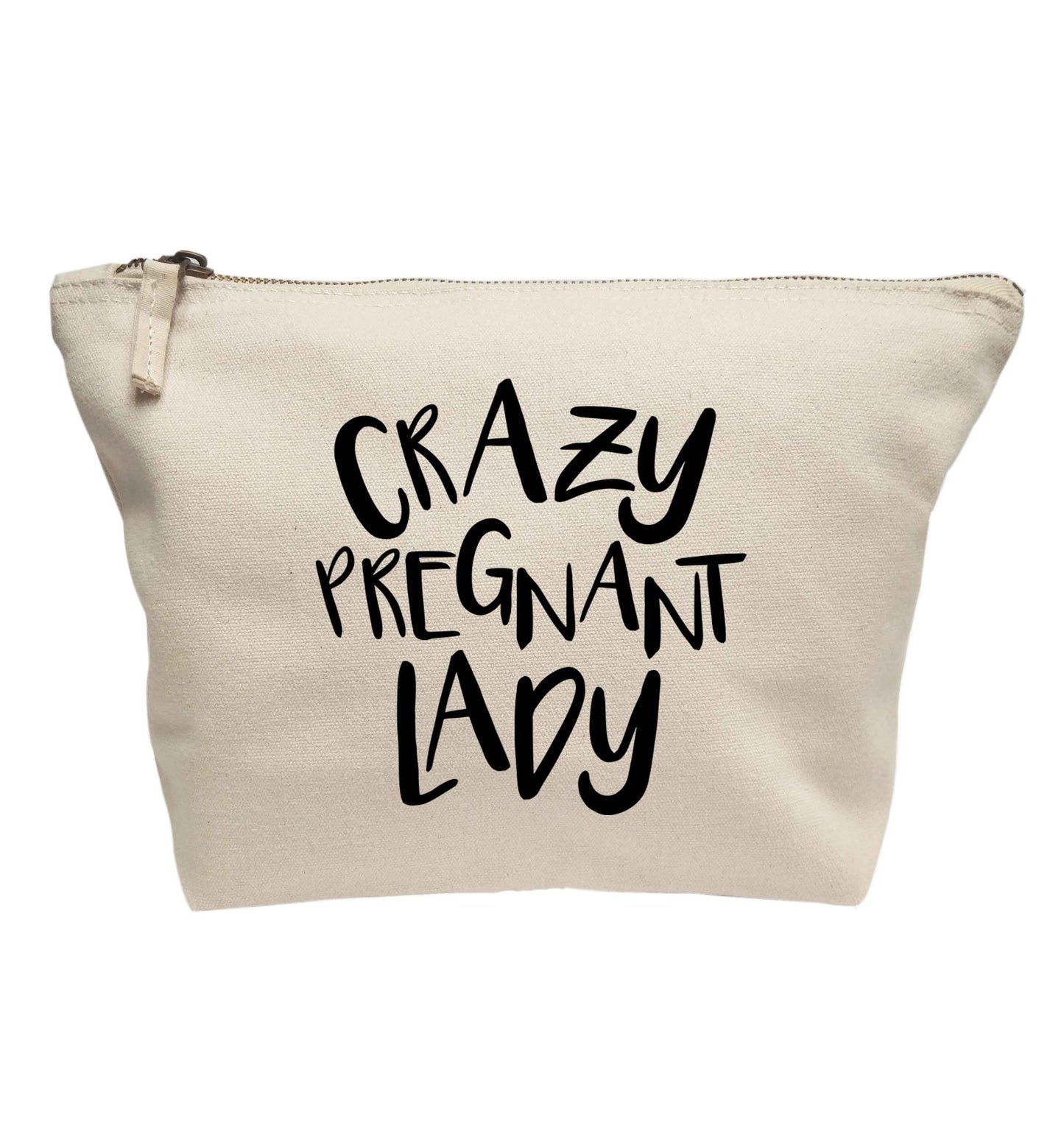 Crazy pregnant lady | makeup / wash bag