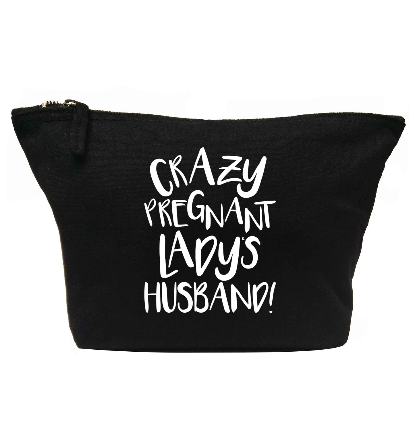 Crazy pregnant lady's husband | makeup / wash bag