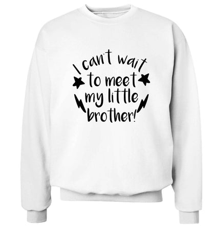 I can't wait to meet my sister! Adult's unisex white Sweater 2XL